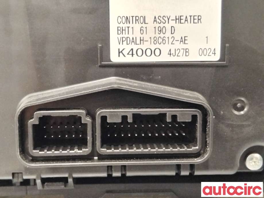 Varmeapparat betjening til Mazda 3 2013-2016 (Type III, Fase 1)  (MAZDA|BHT1-61-190F|VPDALH-18C612-AE|BHT161190D)