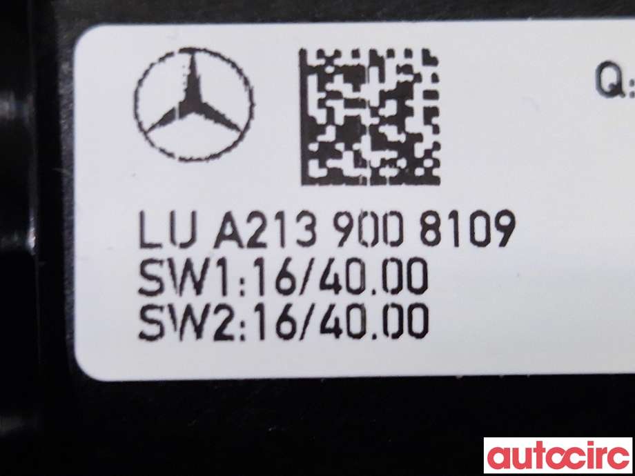 Diverse deler til Mercedes E-Klasse 2016-2023 (W213) (W213) (MERCEDES|A2139008310|)