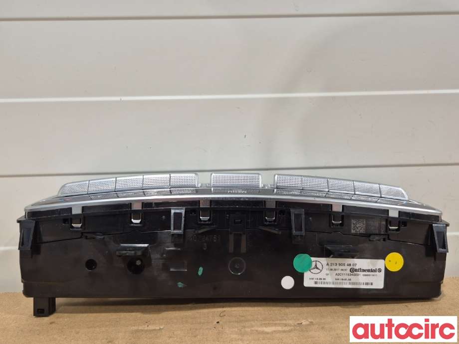 Varmeapparat betjening til Mercedes E-Klasse 2016-2023 (W213) (W213) (MERCEDES|A2139059907||A2139054807)