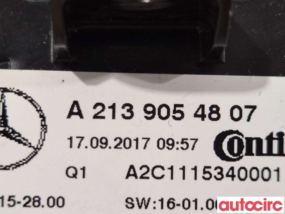 Varmeapparat betjening til Mercedes E-Klasse 2016-2023 (W213) (W213) (MERCEDES|A2139059907||A2139054807)