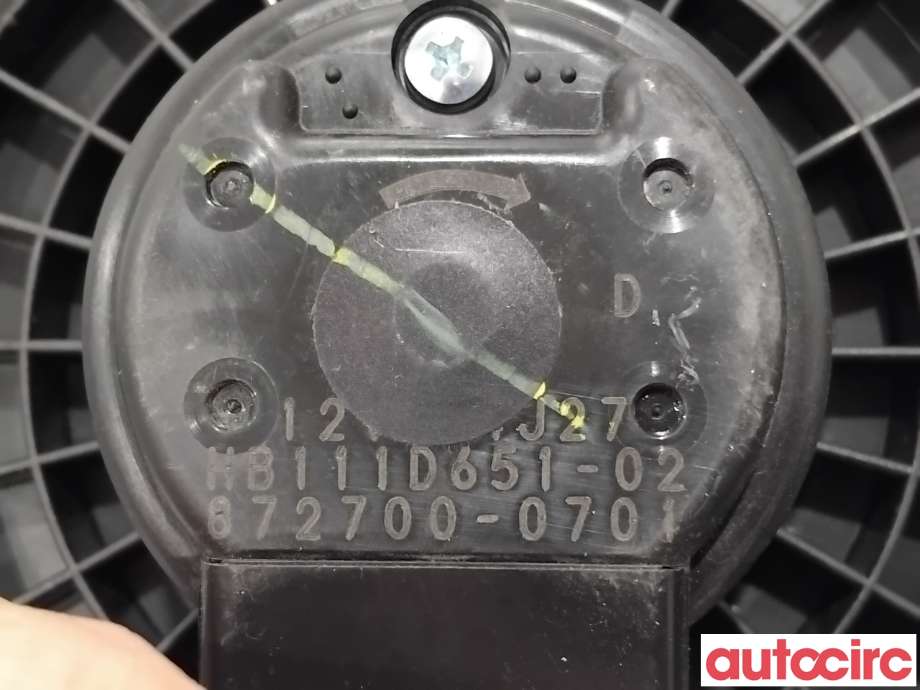 Varmeapparat motor til Mazda 3 2013-2016 (Type III, Fase 1)  (MAZDA|KD45-61-B10|872700-0701|)