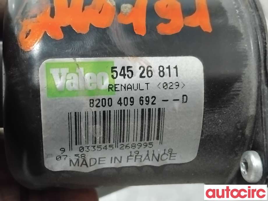 Viskermotor frontrute til Renault Kangoo 2008-2021 (Type II)  (RENAULT|288002453R|54526811|8200409692)