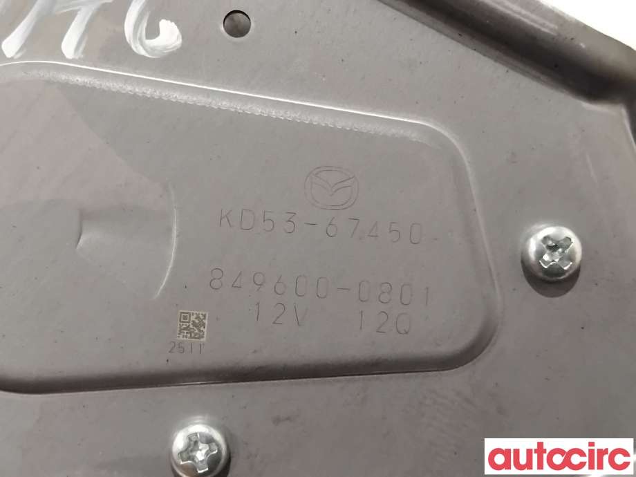 Viskermotor bakrute til Mazda CX-5 2012-2017 (Type I)  (MAZDA|KD53-67-450|849600-0801|KD53-67450)