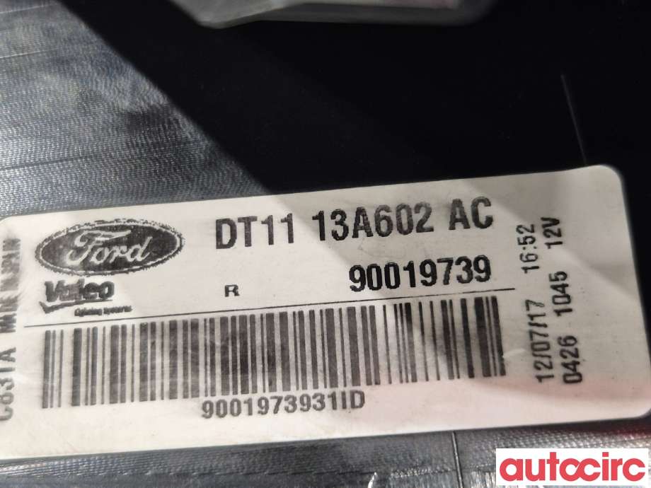 Baklykt høyre til Ford Transit Connect 2013-2018 Type II, Fase 1 (FORD|2306897|90019739|DT1113A602AC)