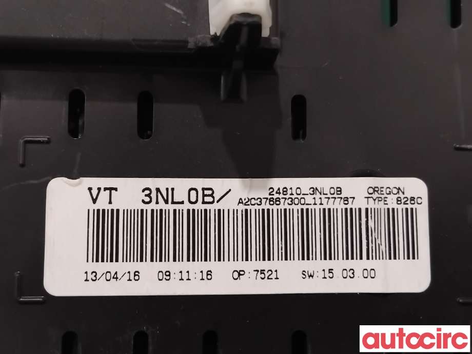Instrumentpanel til Nissan Leaf 2011-2017 (Type I)  (NISSAN|248103NL0B|A2C37667300)