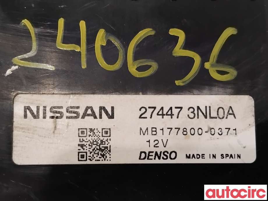 Styreenhet klima/aircondition til Nissan Leaf 2011-2017 (Type I) (NISSAN|274473NL0A|MB177800-0371)