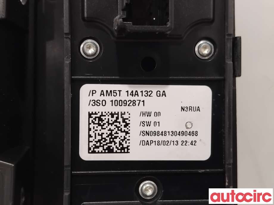 Bryter ruteheis til Ford B-Max 2012-2017  (FORD|2032975|10092871|AM5T14A132GA)