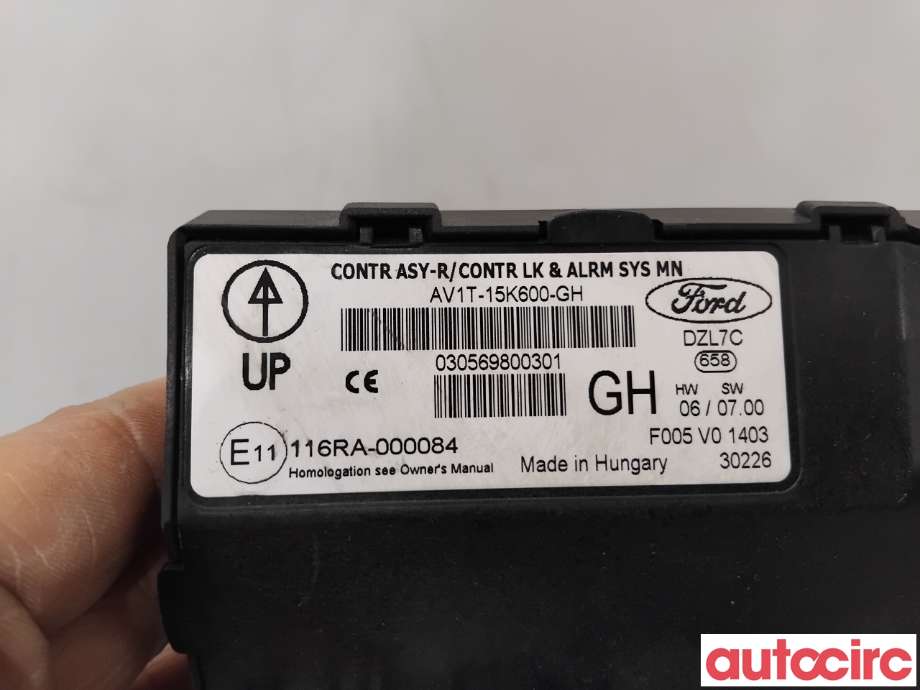 Styreenhet diverse til Ford B-Max 2012-2017 (FORD|NO NR|F005V01403|AV1T-15K600-GH)