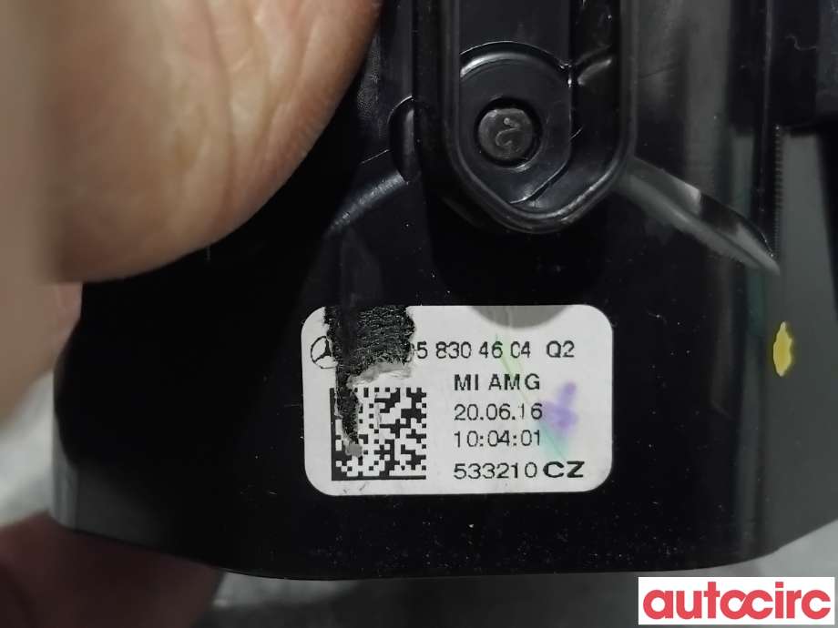 Dashbord friskluftdyse til Mercedes GLC 2015-2022 (X253) (X253) (MERCEDES|A2058304604|)