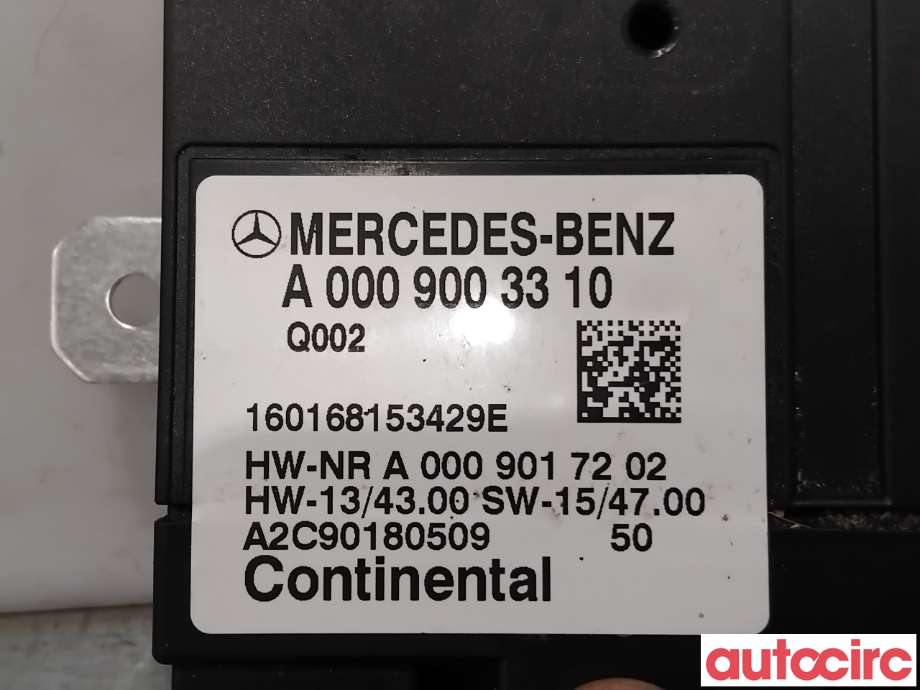 Styreenhet drivstoffpumpe til Mercedes GLC 2015-2022 (X253) (X253) (MERCEDES|A0009002414|A2C90180509|A0009003310)