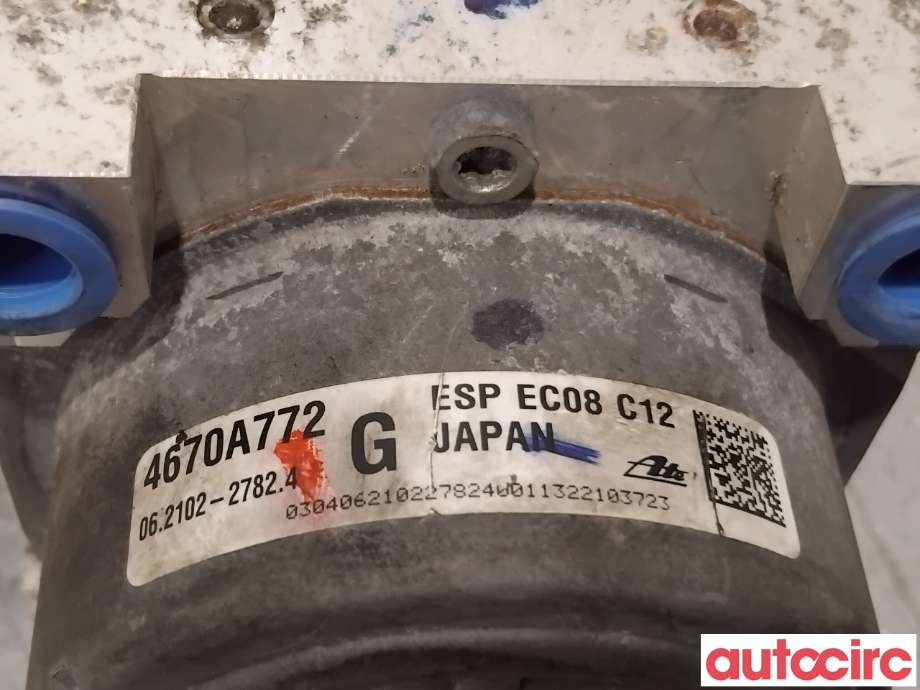 ABS sentral til Citroën C4, Aircross 2012-2017  (CITROEN|1682612580|062109-68913|4670A772)