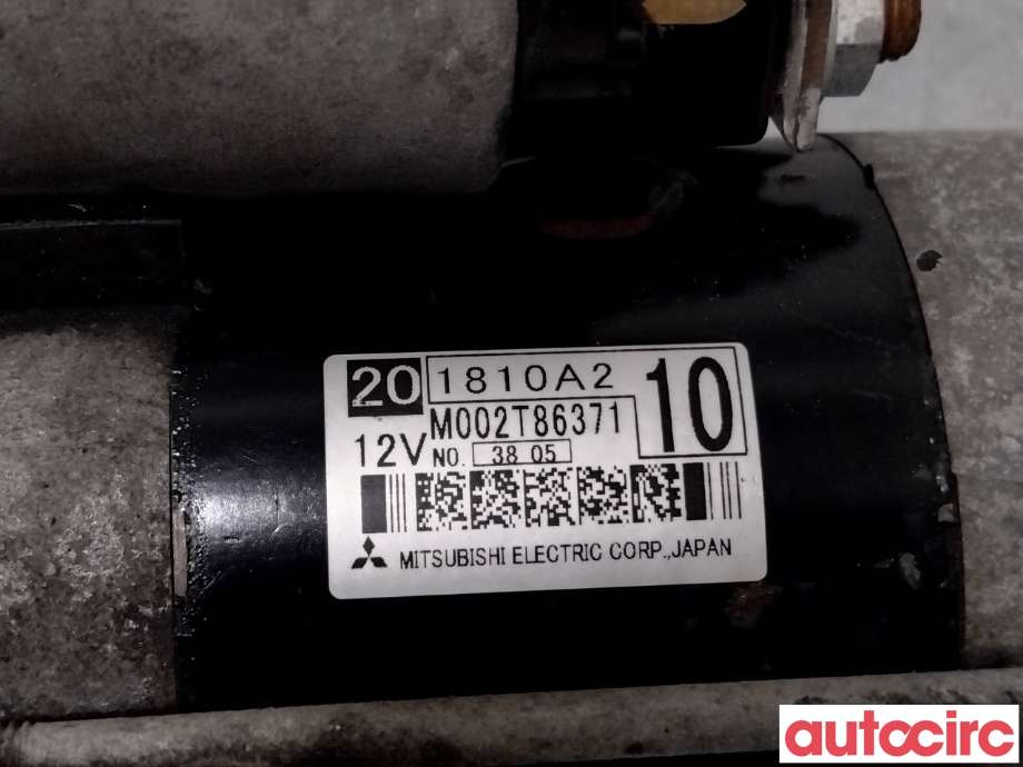 Starter diesel til Citroën C4, Aircross 2012-2017  (CITROEN|1637179380|M002T86371|1810A210)