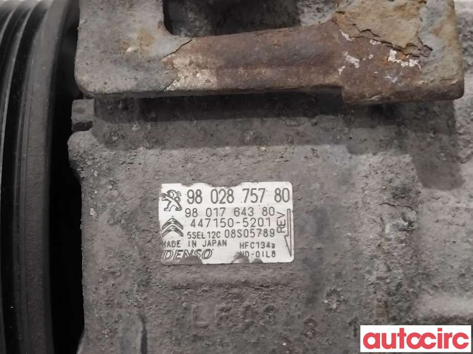 Aircondition kompressor til Citroën Berlingo 2015-2019 (Type II, Fase 2)  (CITROEN|1611179980|447150-5201|9802875780)