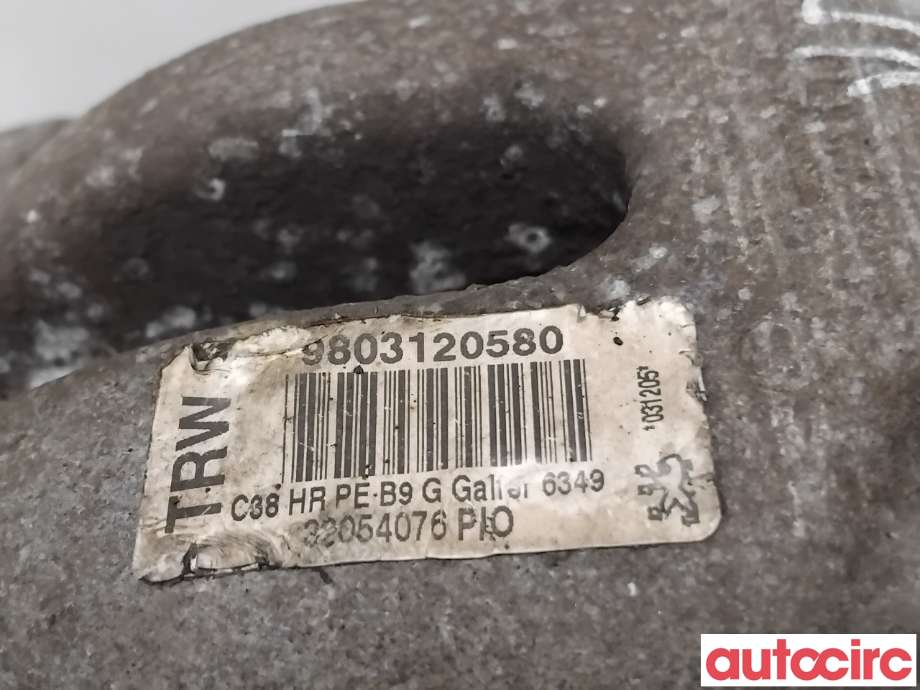 Bremsecaliper venstre bak til Citroën Berlingo 2015-2019 (Type II, Fase 2)  (CITROEN|4402F5||9803120580)