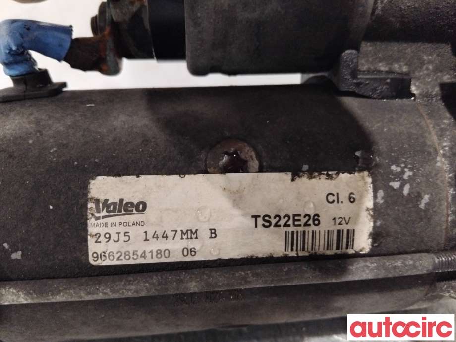 Starter diesel til Citroën Berlingo 2015-2019 (Type II, Fase 2)  (CITROEN|5802CE|TS22E26|9662854180)