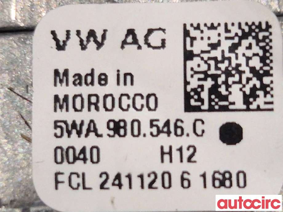 Kamera til VW ID.4 2020-->>  (VOLKSWAGEN ID4|5WA980546D|5WA980546C)