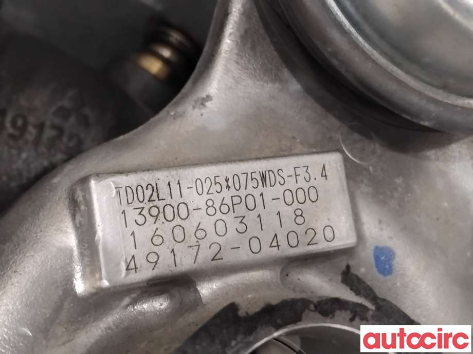 Turbo til Suzuki SX4 S-CROSS 2013-->> (Type II)  (SUZUKI|13900-86P01|49172-04020)