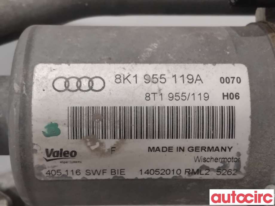 Viskermotor frontrute til Audi A4 2007-2014 (Type IV) (B8) (B8) (AUDI|8K1955023C|405116|8K1955023E)