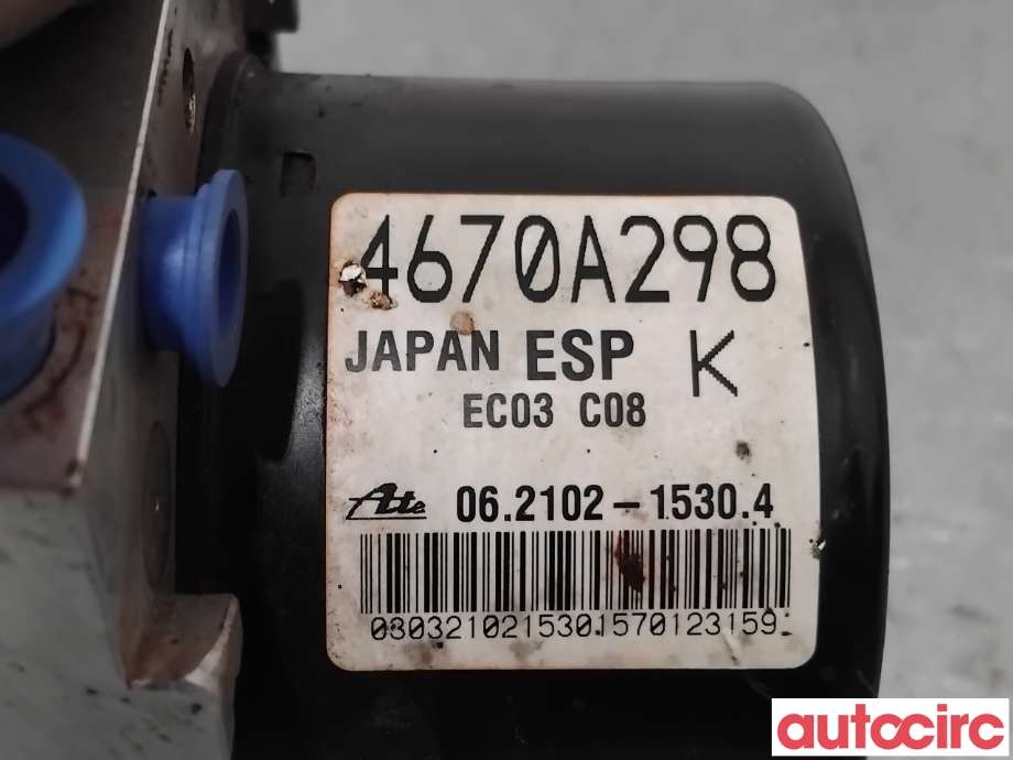 ABS sentral til Mitsubishi ASX 2010-2019  (MITSUBISHI|4670A300|062109-57143|4670A298)