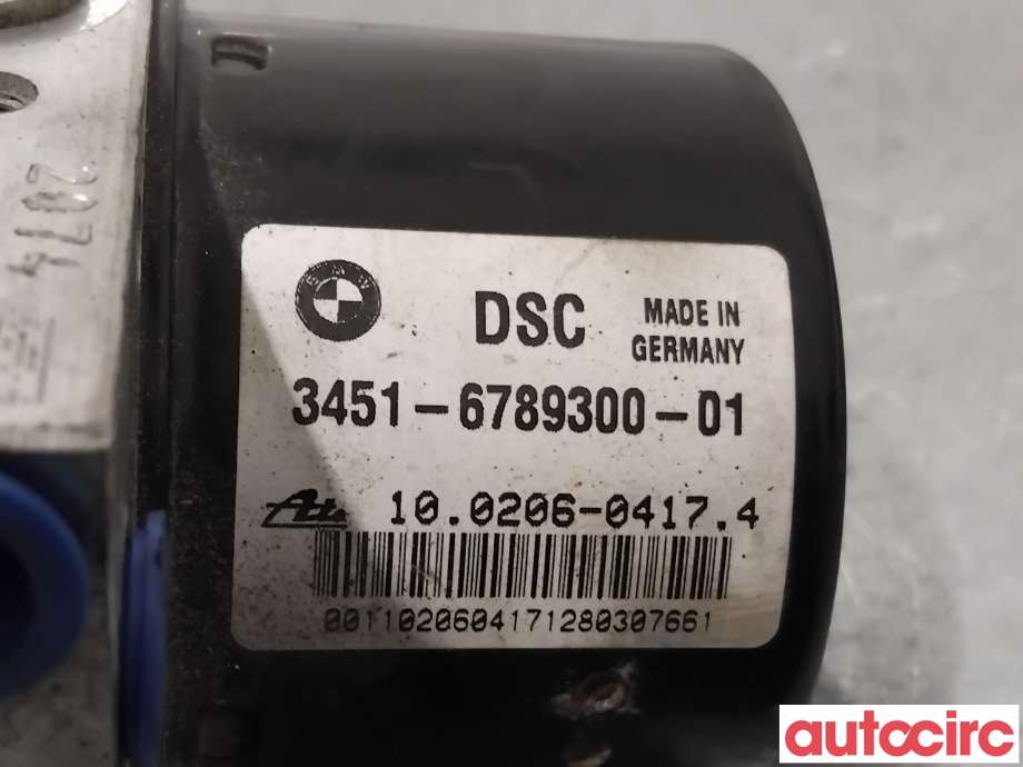 ABS sentral til BMW 1-Serie 2004-2011 (E81/E82/E87/E88) (E81/E82/E87/E88) (BMW|34512460468|100206-04174|6789301)
