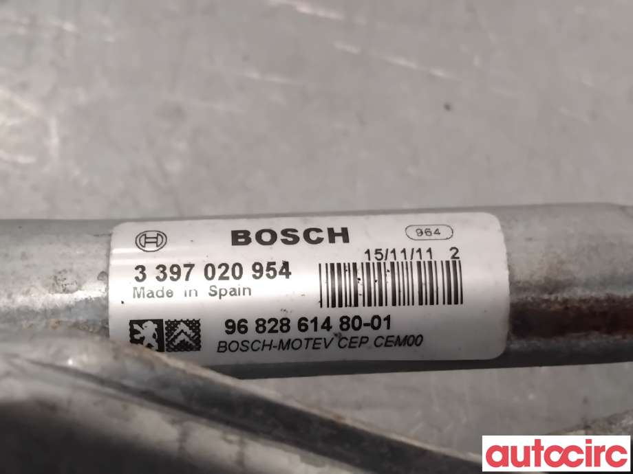 Viskermotor frontrute til Citroën Berlingo 2008-2015 (Type II, Fase 1)  (CITROEN|6405LK|0390241621|9682861480)