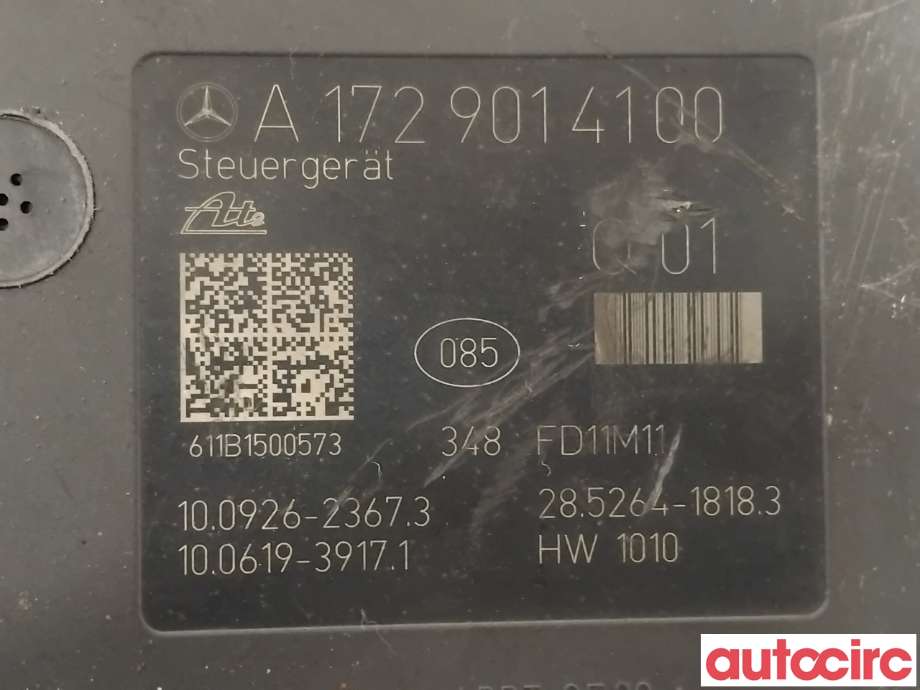 ABS sentral til Mercedes C-Klasse 2011-2014 (Fase 2) (W204) (W204) (MERCEDES|A1724313912|100926-23673|A1724314412)