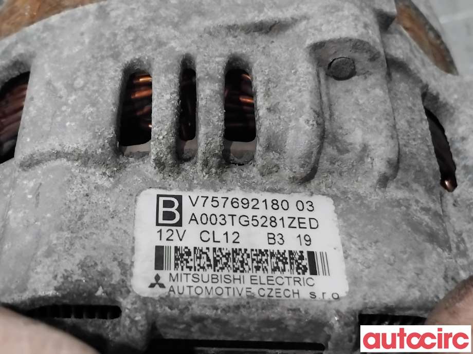Dynamo til Peugeot 208 2012-2019 (Type I)  (PEUGEOT|5702J0|A003TG5281ZED|V757692180)