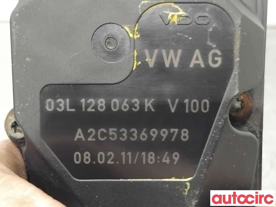 Spjeldhus til VW Polo 2009-2014 (Type V, Fase 1)  (VOLKSWAGEN|03L128063T|A2C53369978|03L128063R)