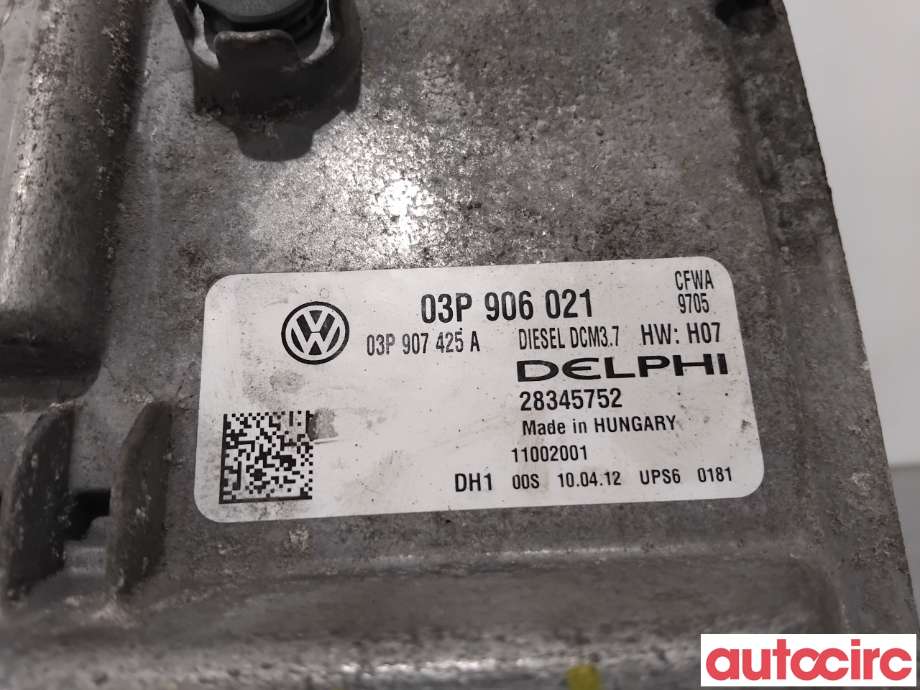 Styreenhet motor til VW Polo 2009-2014 (Type V, Fase 1)  (VOLKSWAGEN|03P906021|28345752)