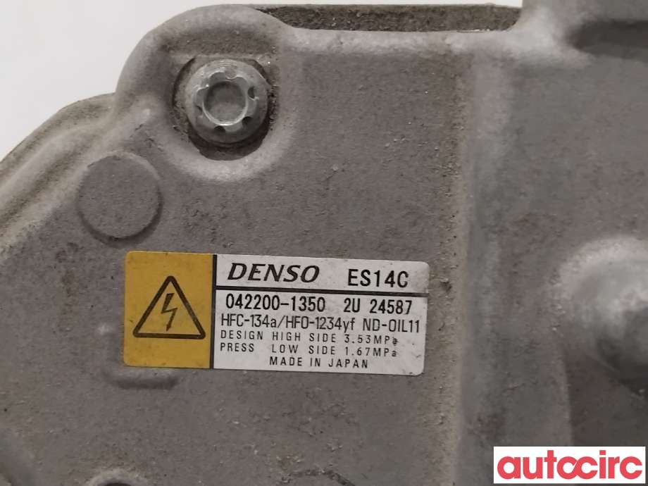 Aircondition kompressor til Toyota Yaris 2014-2020 (Type III, Fase 2)  (TOYOTA|8837052012|042200-1350|)