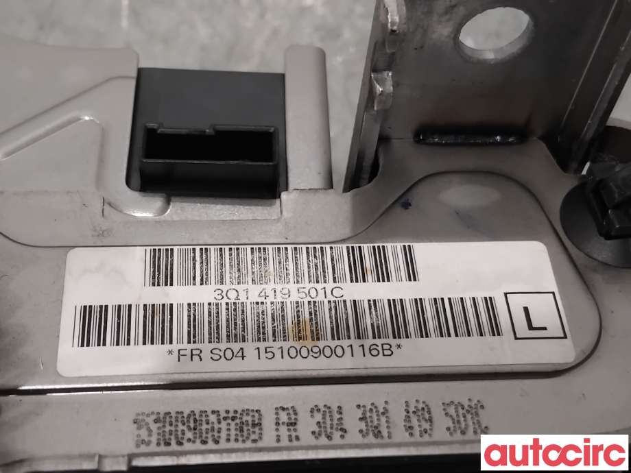 Rattaksel til VW Passat 2015-2019 (Fase 1) (B8) (B8) (VOLKSWAGEN|3Q1419763||3Q1419501C)