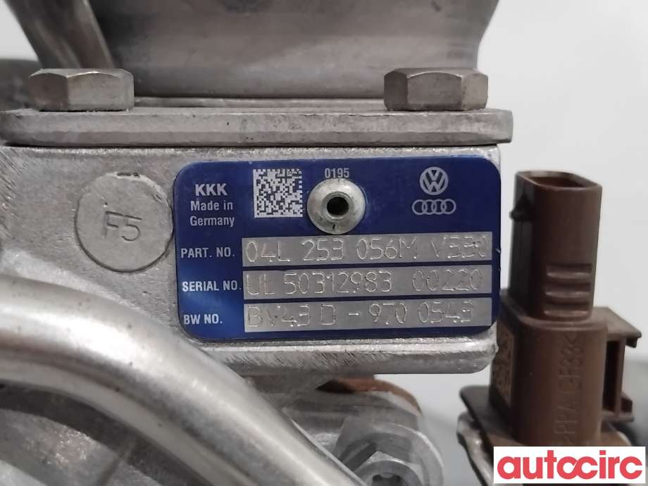 Turbo til VW Passat 2015-2019 (Fase 1) (B8) (B8) (VOLKSWAGEN|04L253124AX||04L253056M)