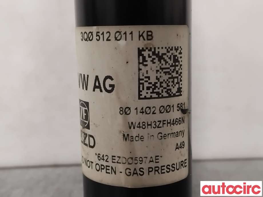 Støtdemper bak til VW Passat 2015-2019 (Fase 1) (B8) (B8) (VOLKSWAGEN|3Q0513049HB|801402001581|3Q0512011KB)