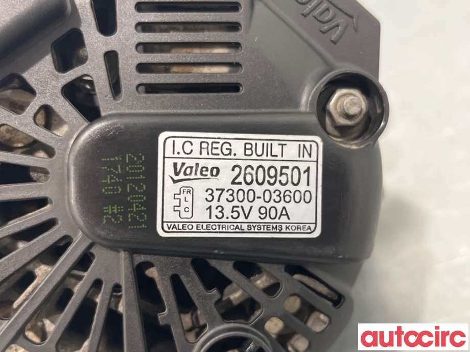 Dynamo til Hyundai i20 2009-2014 (Type I)  (HYUNDAI|3730003600|2609501|37300-03600)