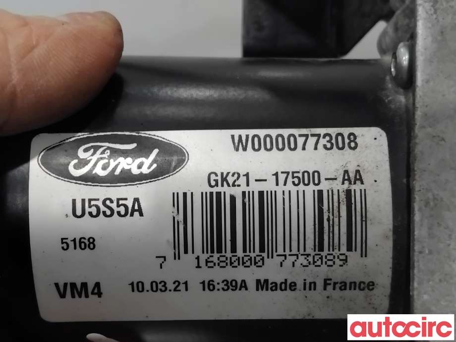 Viskermotor frontrute til Ford Transit Custom 2013-2023 (Type I)  (FORD|2005582|W000077308|GK21-17500-AA)