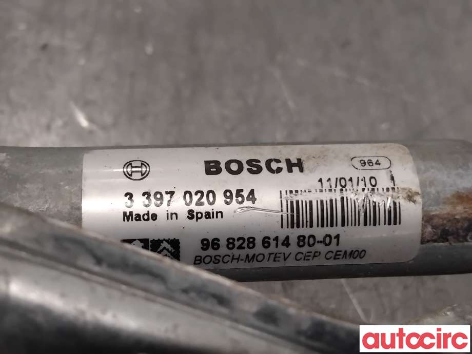 Viskermotor frontrute til Peugeot Partner 2008-2015 (Type II, Fase 1)  (PEUGEOT|6405LK|0390241621|9682861480)