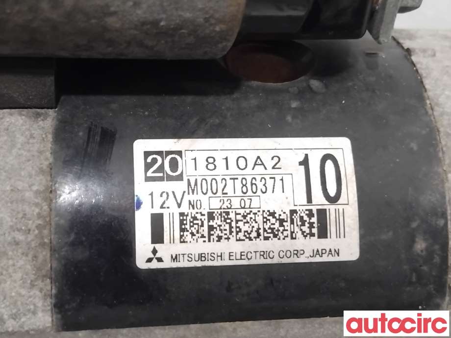 Starter diesel til Citroën C4, Aircross 2012-2017  (CITROEN|1637179380|M002T86371|1810A210)