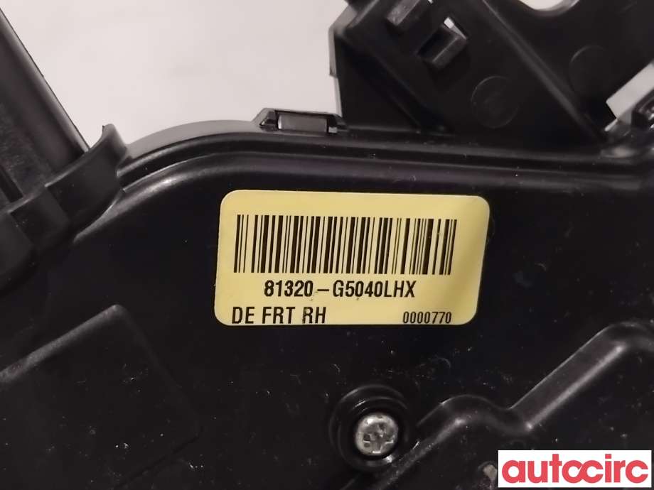 Låsekasse høyre foran til Kia Niro 2021-->>  (KIA|81320G5040||81320-G5040)