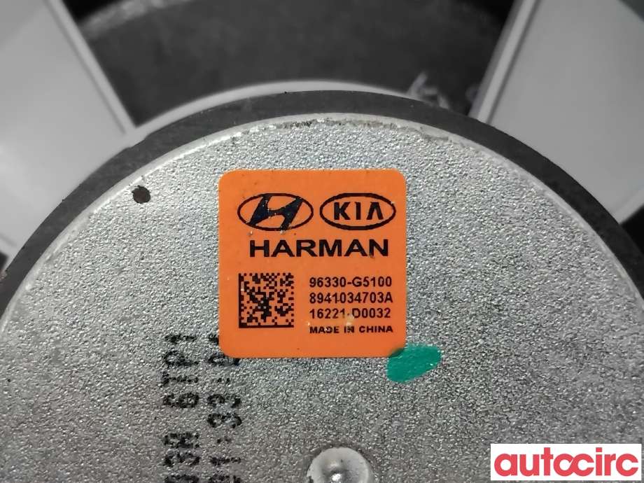 Bilstereo høyttaler til Kia Niro 2021-->>  (KIA|96330G5100||96330-G5100)