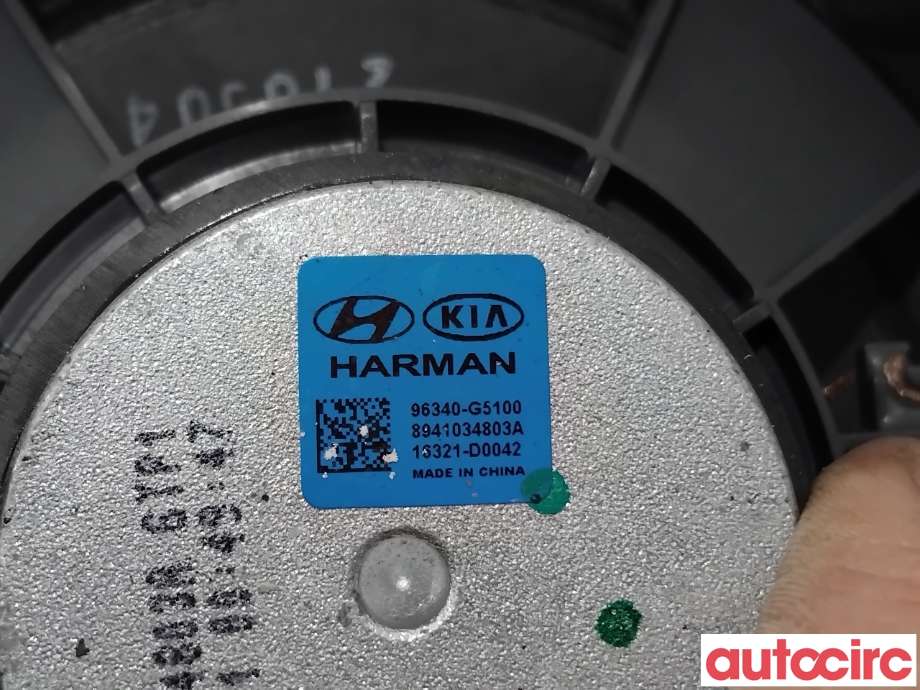 Bilstereo høyttaler til Kia Niro 2021-->>  (KIA|96340G5100||96340-G5100)