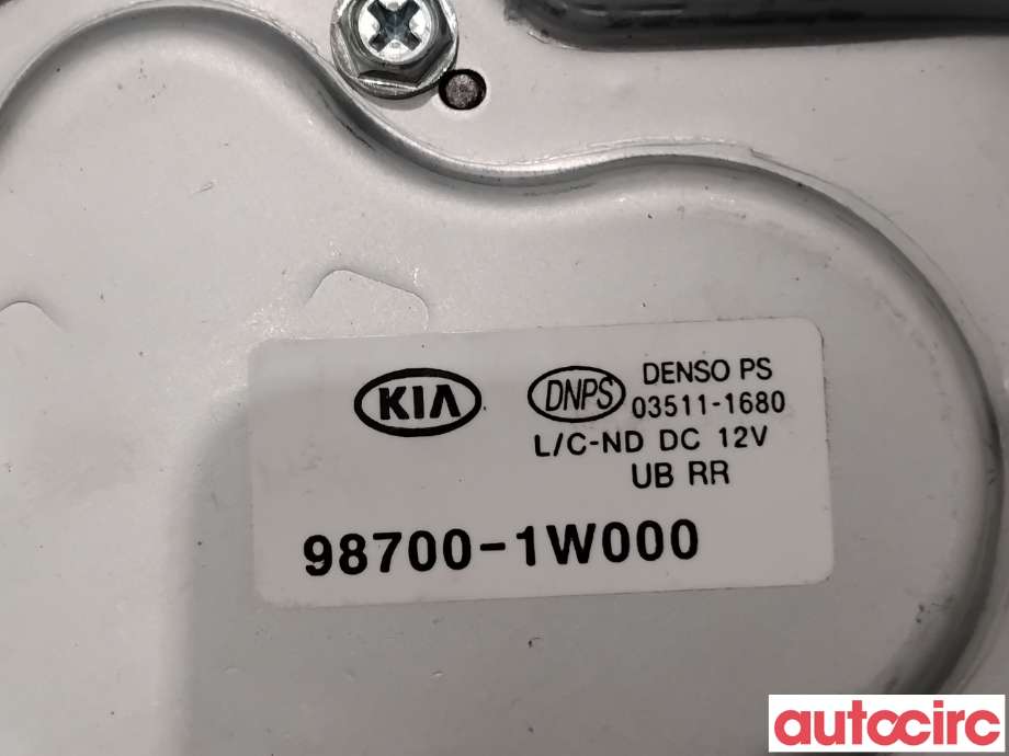 Viskermotor bakrute til Kia Rio 2011-2017 Type III  (KIA|987001W000|03511-1680)