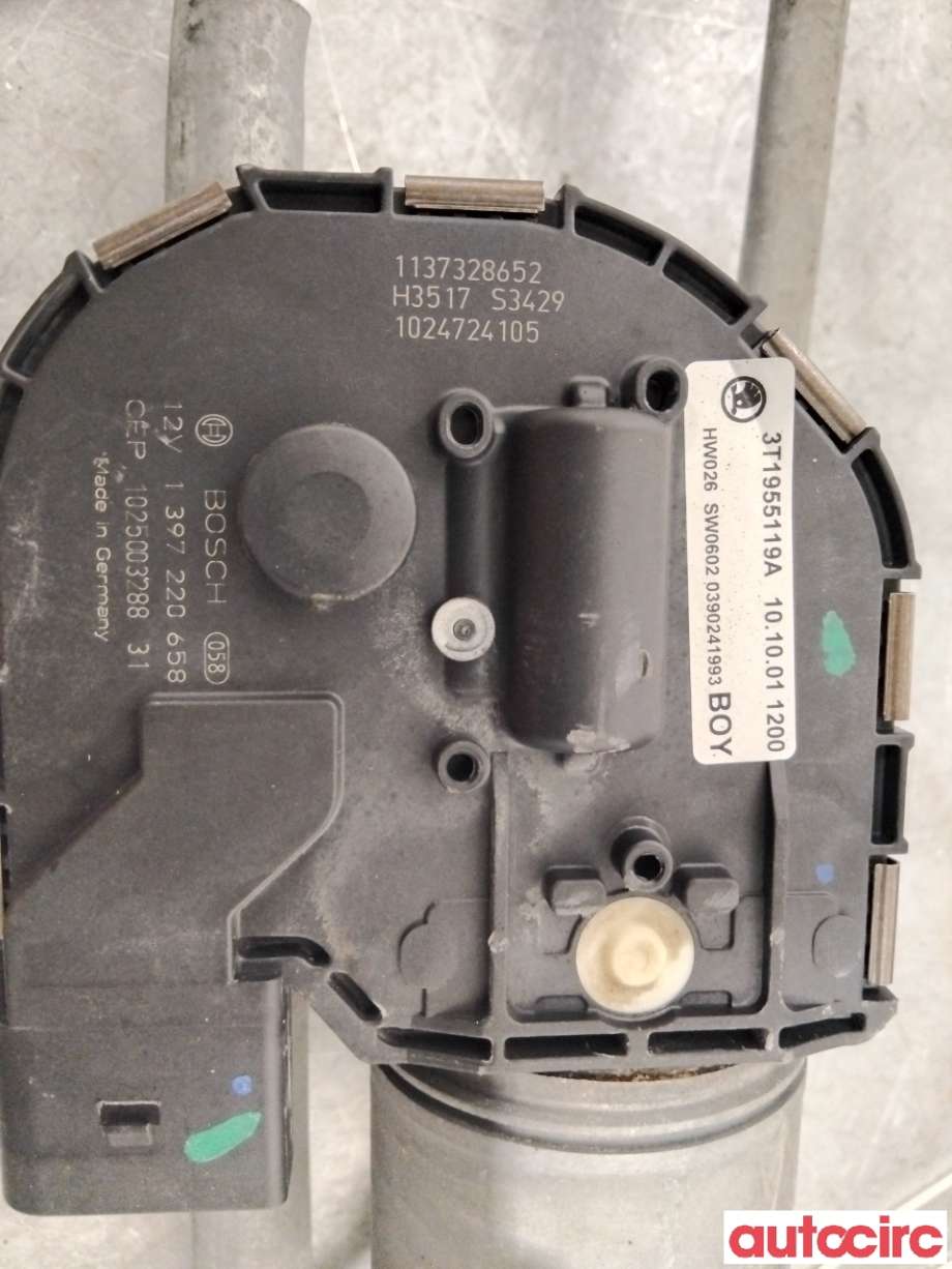 Viskermotor frontrute til Škoda Superb 2008-2015 (Type II)  (SKODA|3T1955023|1397220658|3T1955023A)