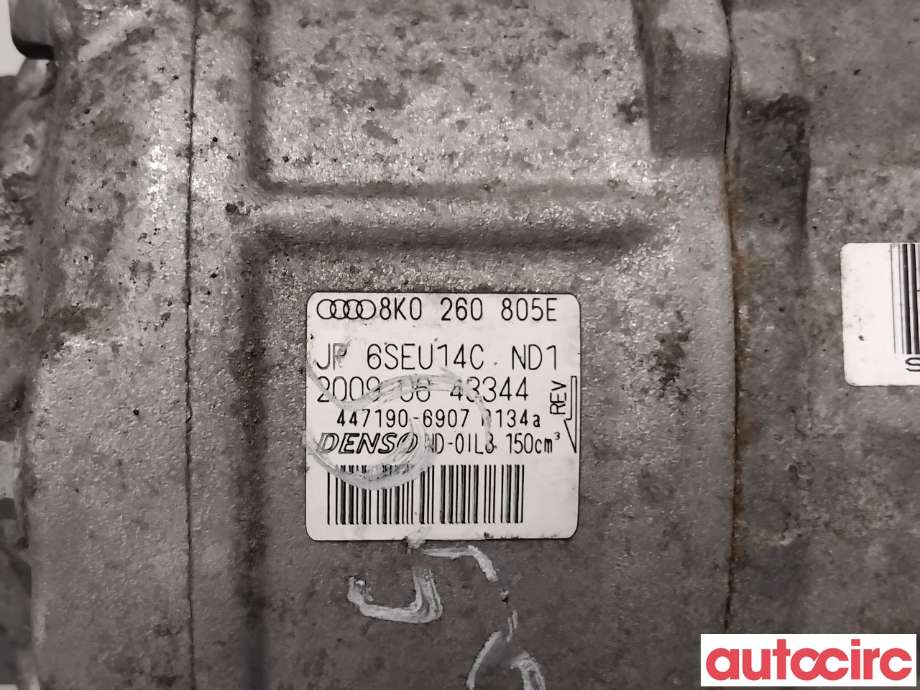 Aircondition kompressor til Audi A5 2007-2016 (Type I)  (AUDI|8K0260805L|447190-6907|8K0260805E)
