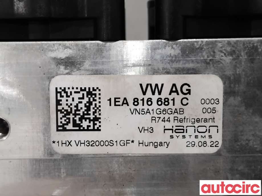Varmeapparat diverse til Škoda Enyaq 2021-->> (SKODA|1EA816681C||1EA816681D)