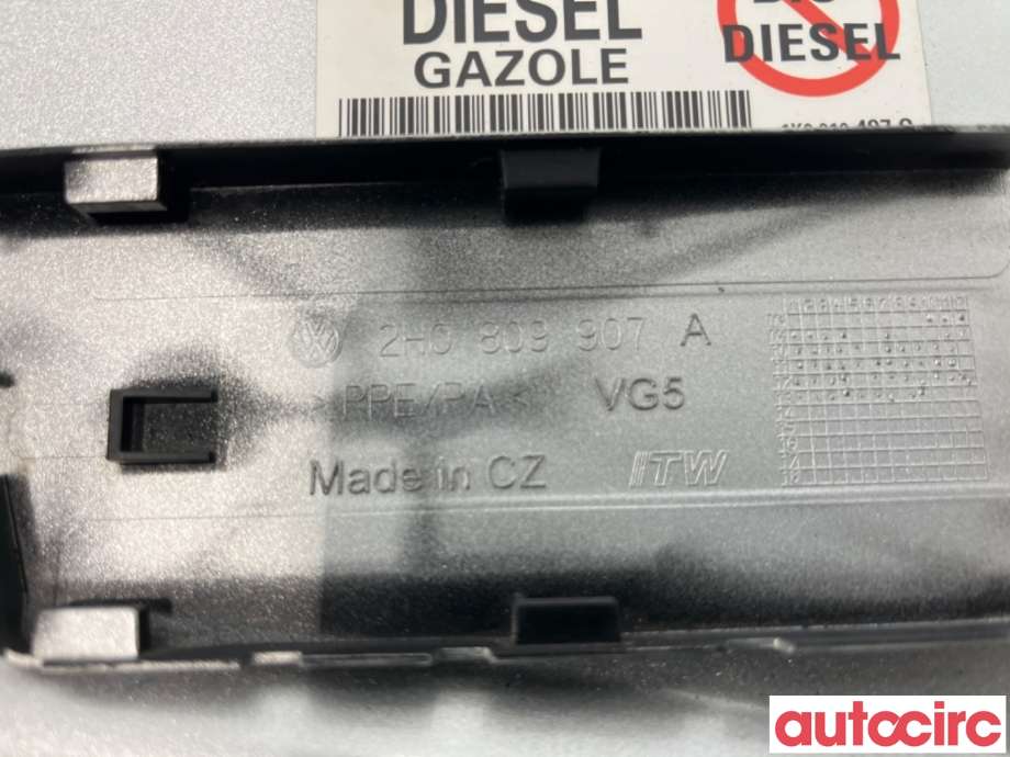Tanklokk til VW Amarok 2010-2016 (Type I, Fase 1) (VOLKSWAGEN|2H0809907||2H0809907A)