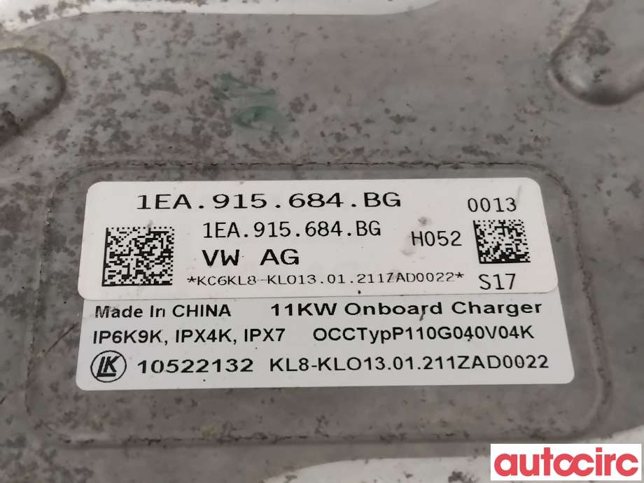 Batterilader (OBC - On Board Charger) til VW ID.4 2020-->> (VOLKSWAGEN|1EA915684EB|10522132|1EA915684BG)