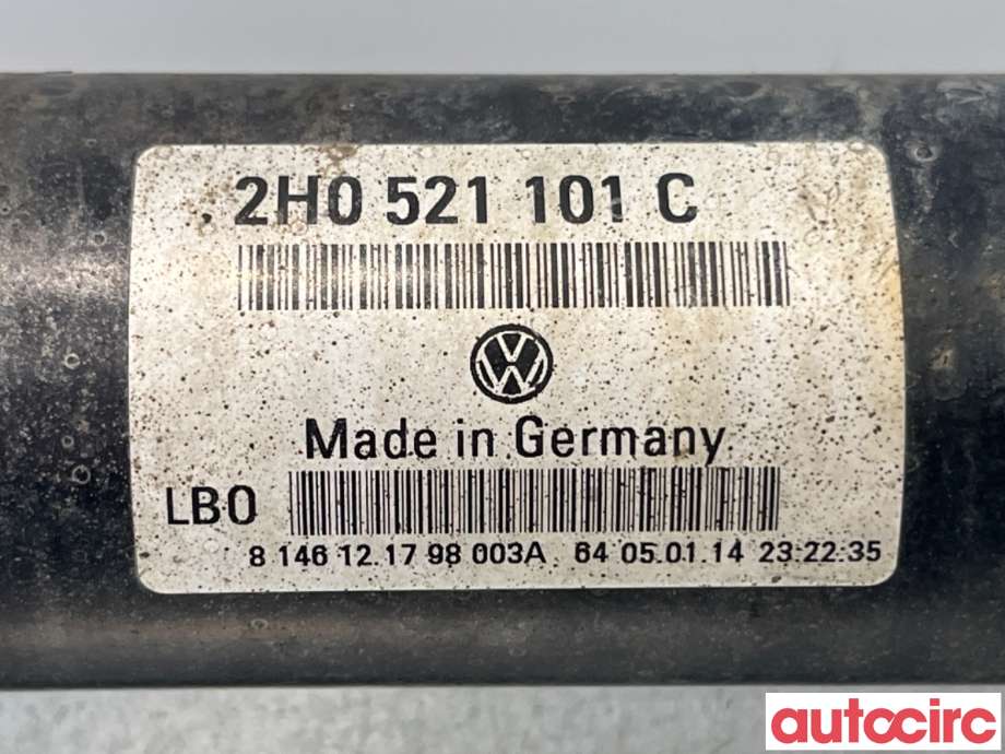 Mellomaksel fremre til VW Amarok 2010-2016 (Type I, Fase 1)  (VOLKSWAGEN|2H0521101E|2H0521101C|2H0521101H)