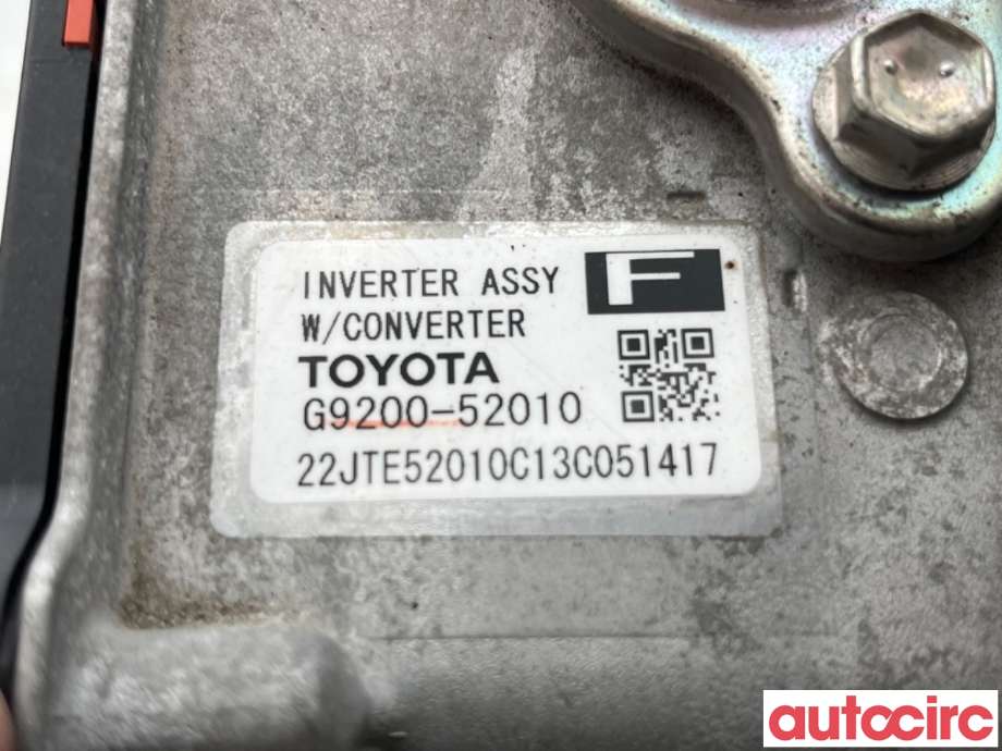 Inverter hybrid til Toyota Yaris 2012-2014 (Type III, Fase 1)  (TOYOTA|G920059015||G9200-52010)