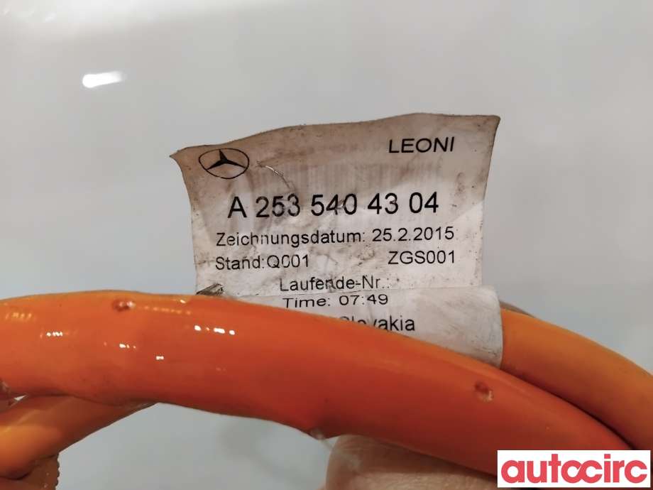 Kabel høy volt (HV) hybrid til Mercedes GLC 2015-2022 (X253) (X253) (MERCEDES|A2535404304|)
