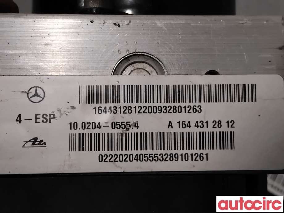 ABS sentral til Mercedes GLK 2008-2015 (X204) (X204) (MERCEDES|A1634300007|100204-05554|A1645458232)